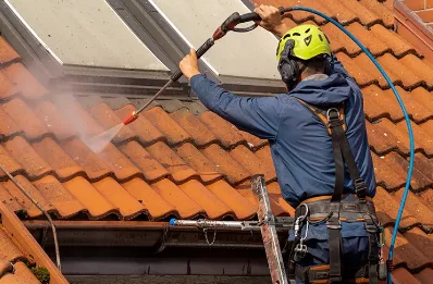 Démoussage et hydrofuge de toiture à Sauzelles